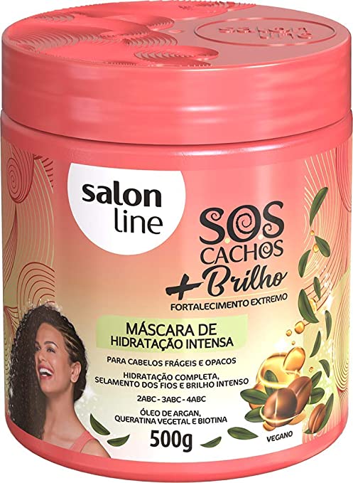 Salon Line - Máscara De Hidratação S.O.S Cachos + Brilho 500g