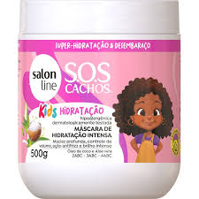 Salon Line Kids Hidratação Sos Cachos Máscara De Hidratação Intensa