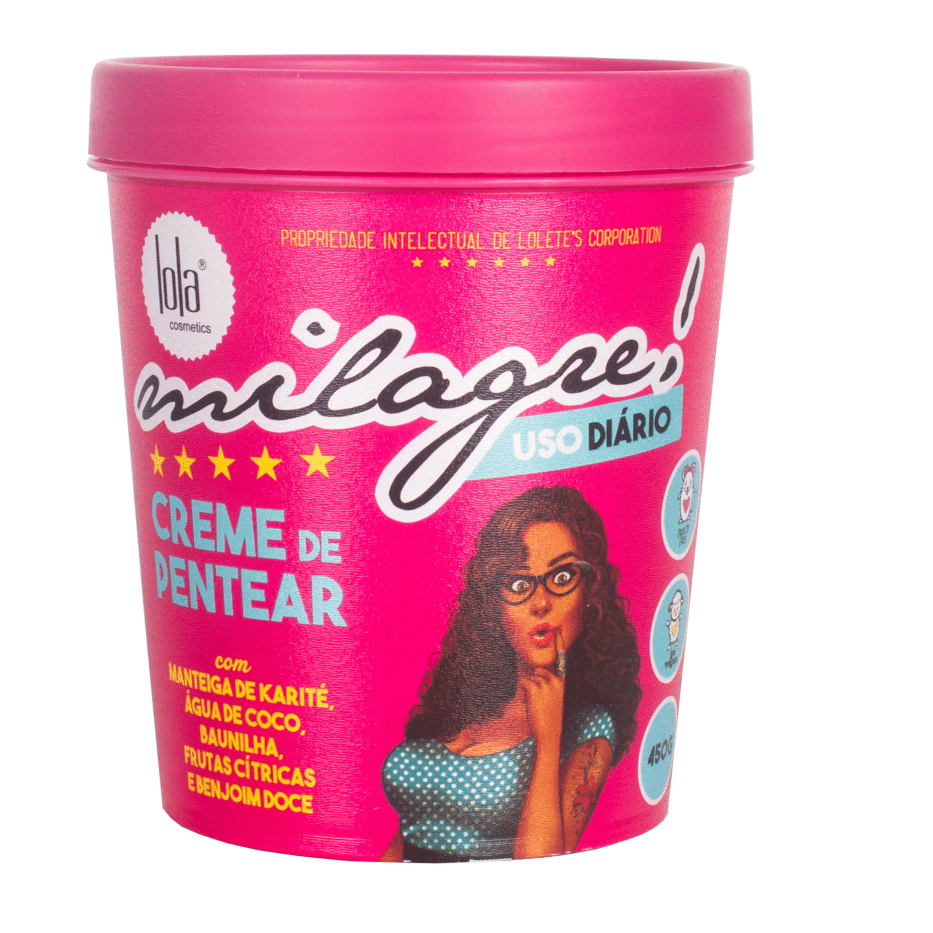 Lola - Creme de Pentear Milagre! 450g (VEGAN)