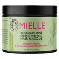 Mielle Organics Rosemary Mint Hair Masque, Tratamento Profundo de Biotina, 12 oz
