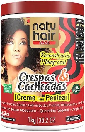 NatuHair Creme Para Pentear Reparação Dos Cachos 1kg