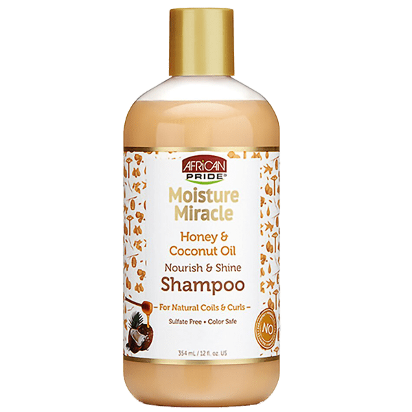 African Pride - Moist Miracle Honey & Coconut Shampoo 12oz