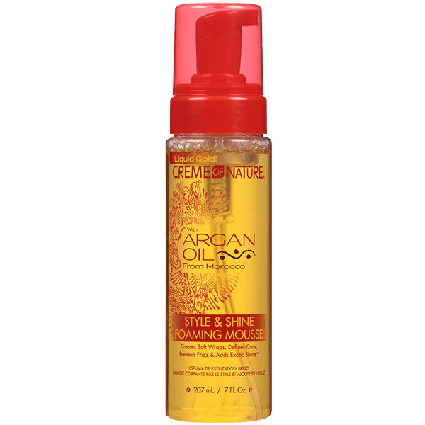 Espuma para tranças - MOUSSE ARGAN OIL 207 ML