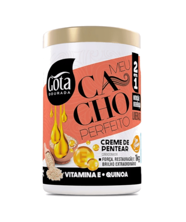 Gota Dourada - Meus Cacho Perfeito Creme Para Pentear 1kg - Quinoa