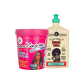 Kit Lola - Milagre Creme para Pentear + Jelly Gel Meu Cacho Minha Vida