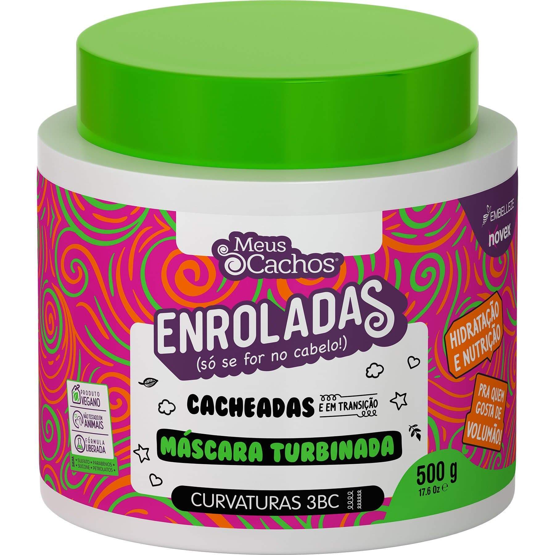 Novex - Máscara Meus Cachos Enroladas Cacheadas 500g