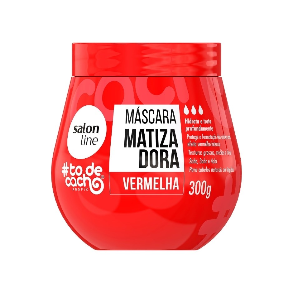 Salon Line Todecacho Máscara Matizadora Vermelha