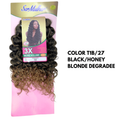 OCEAN WAVE – Crochet Braids – Extensões sintéticas de cabelo Ondulado - T1b-27 Black/Honey Blonde Degradee