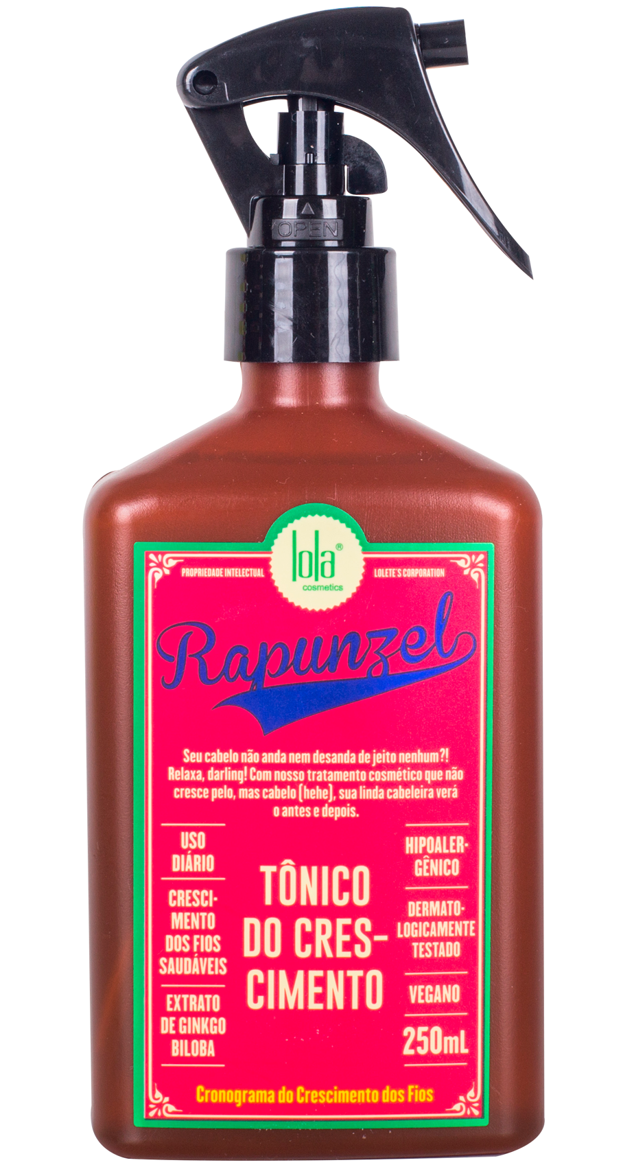 Tónico de Crescimento Rapunzel 250 mL (VEGAN)