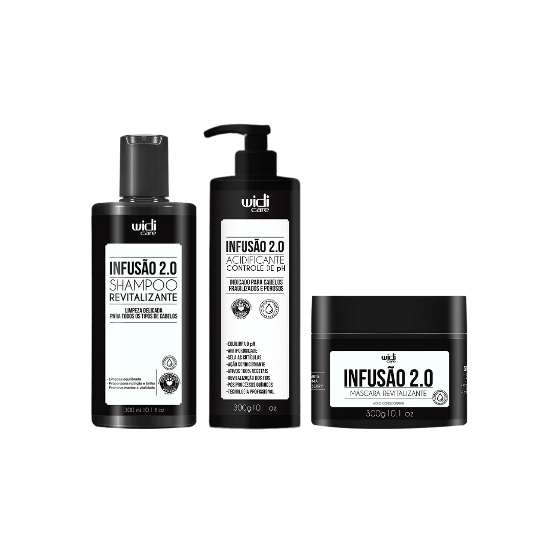 Widi Care Kit Infusão 2.0 Shampoo + Acidificante + Máscara