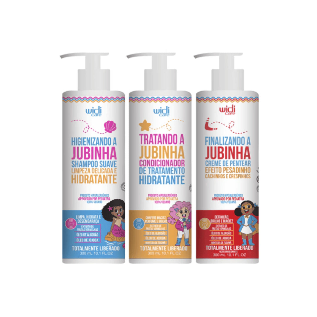 Widi Care Kit Jubinha Efeito Pesadinho - 3 Produtos