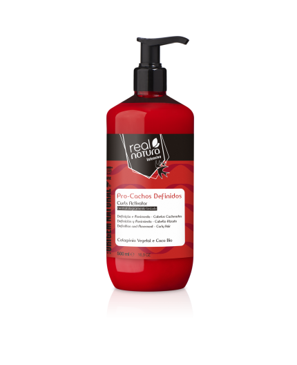 Real Natura – Ativador de Cachos Intensos Colagénio e Vitamina B5 500 mL