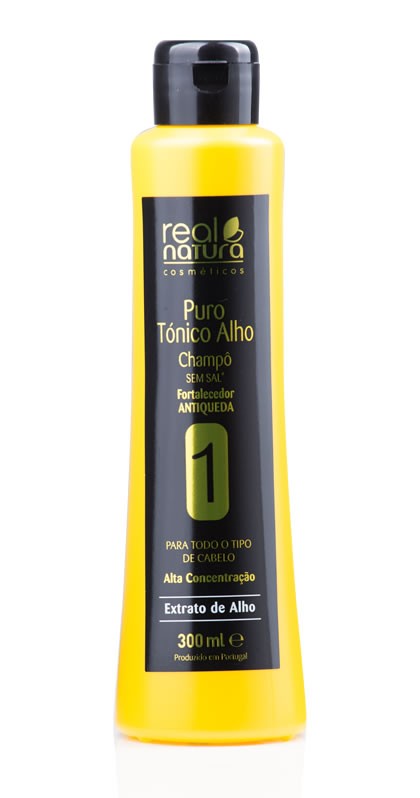 Real Natura – Shampoo Puro Alho 300 mL