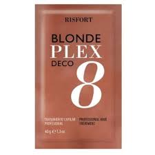 Risfort pó descolorante blonde plex deco 40g