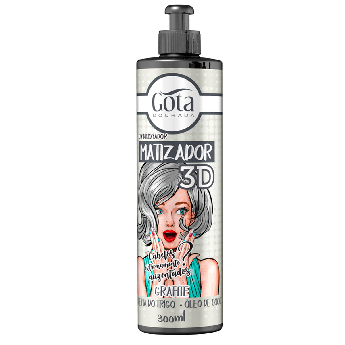 Gota Dourada - Matizador 3D Grafite 300ml