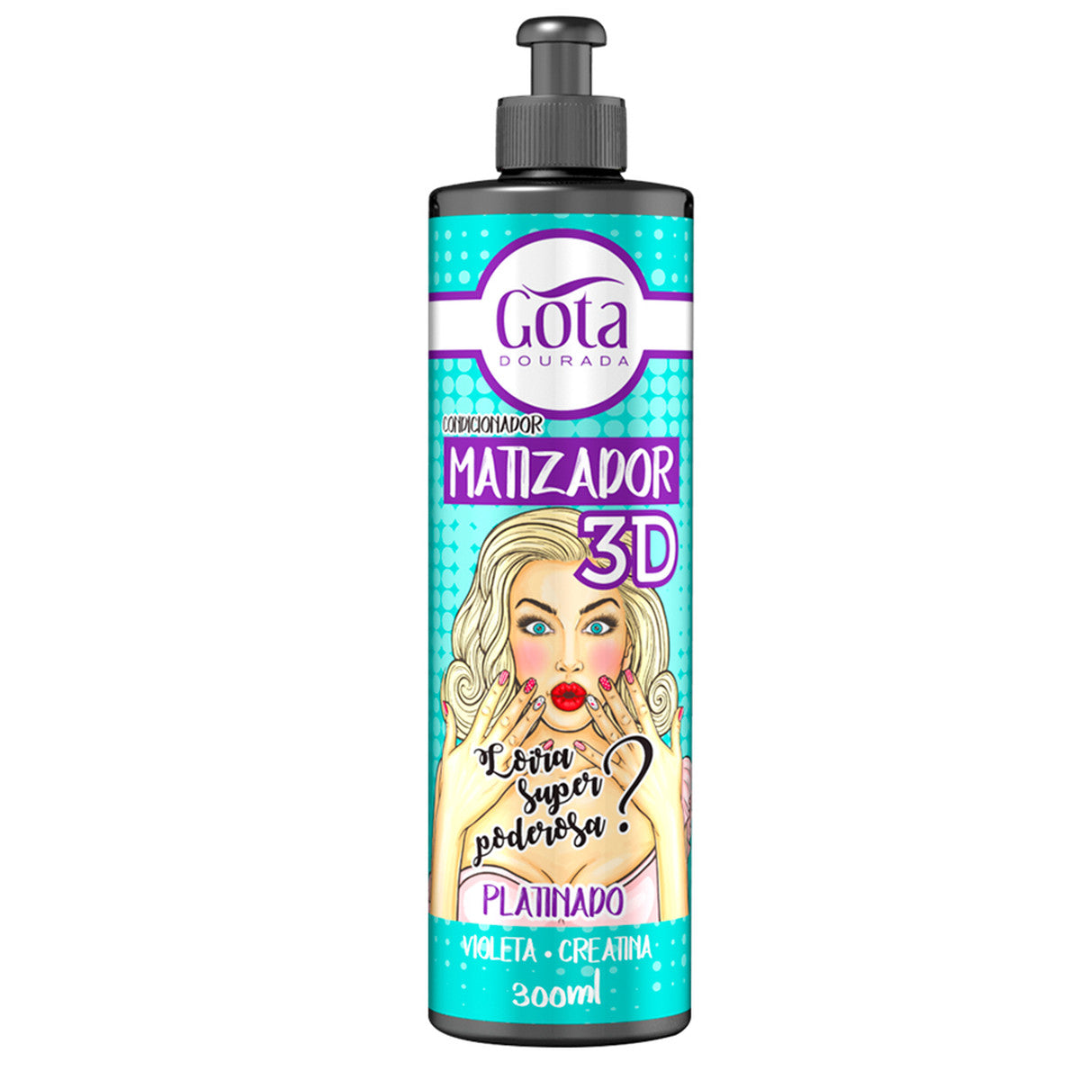 Gota Dourada - Matizador 3D Platinado 300ml