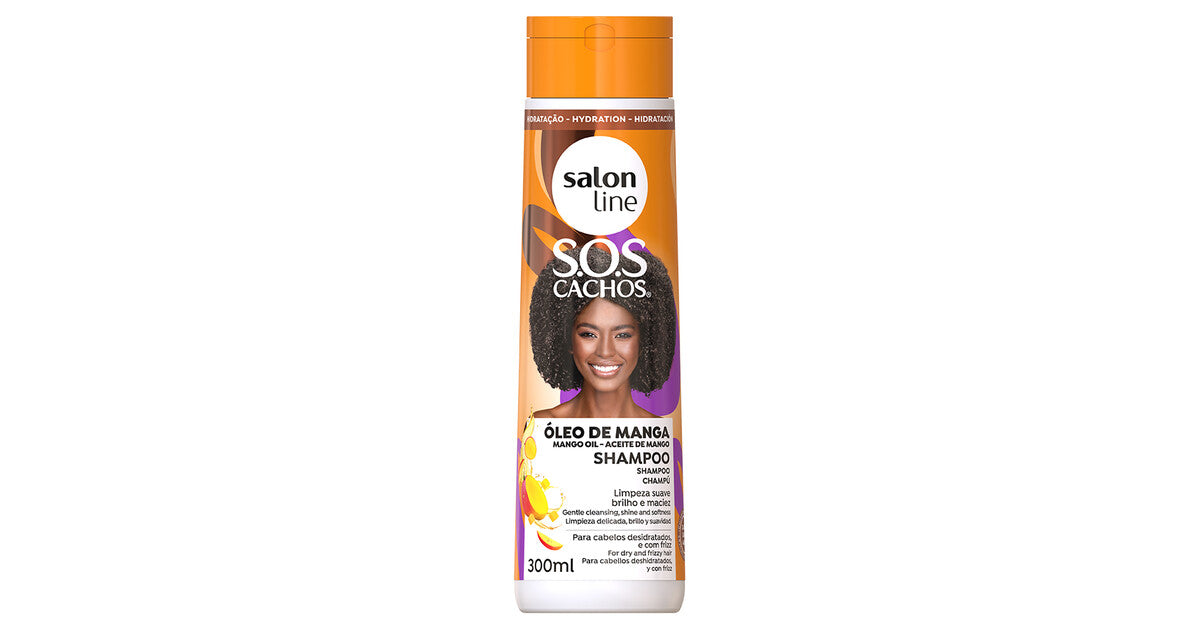 Salon Line - Shampoo S.O.S Cachos Óleo De Manga Tradicional 300ml