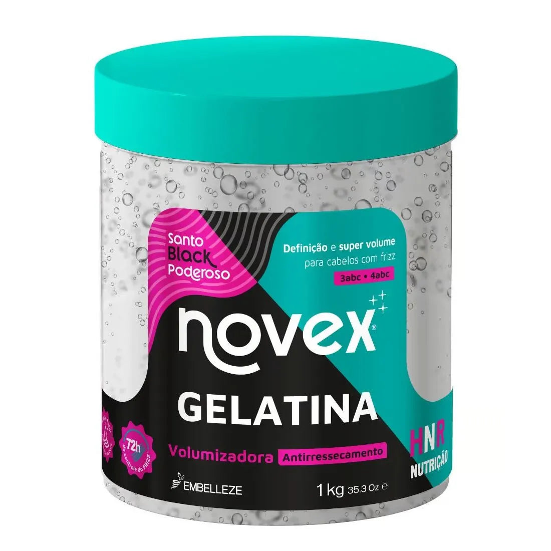 Gelatina Novex Santo Black Poderoso 1Kg