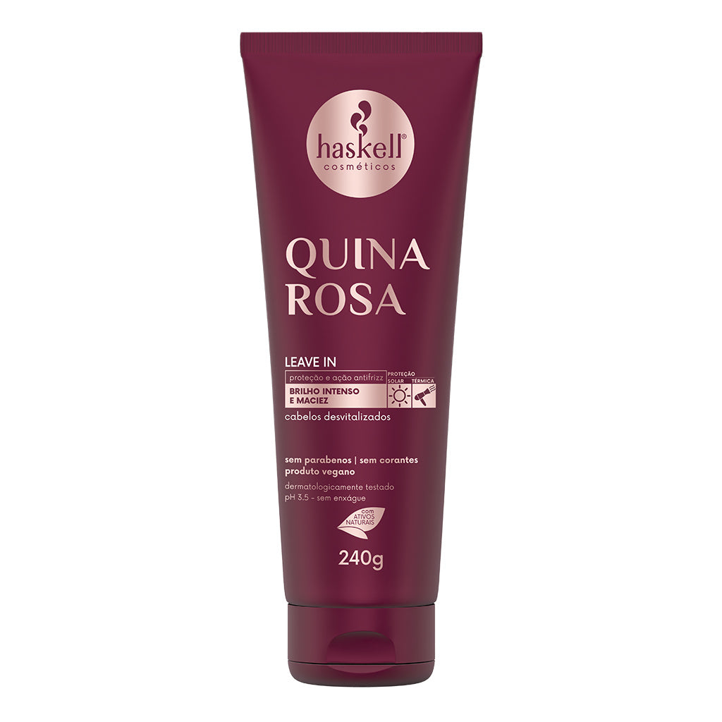 Leave In Quina Rosa Hidratante Capilar 240g Haskell