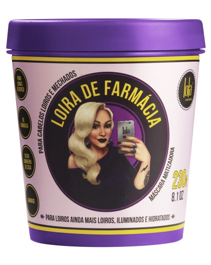 Lola - Máscara Matizadora Loira de Farmácia 230g (VEGAN)