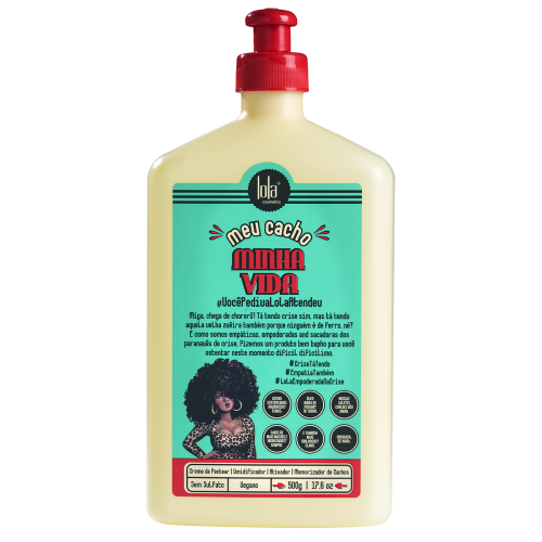 Lola - Creme de Pentear| Umidificador| Ativador| Memorizador de Cachos 500g (VEGAN)