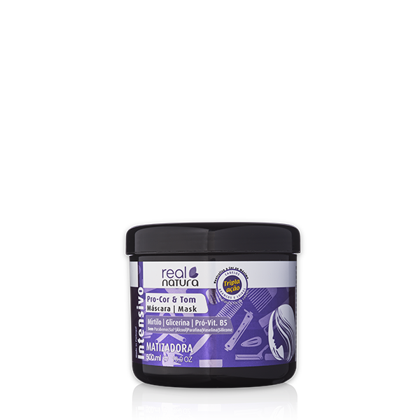 Real natura - Máscara Pro Cor &amp; Tom Matizadora 500ml