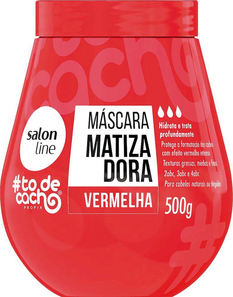 Salon Line Todecacho Máscara Matizadora Vermelha 500g
