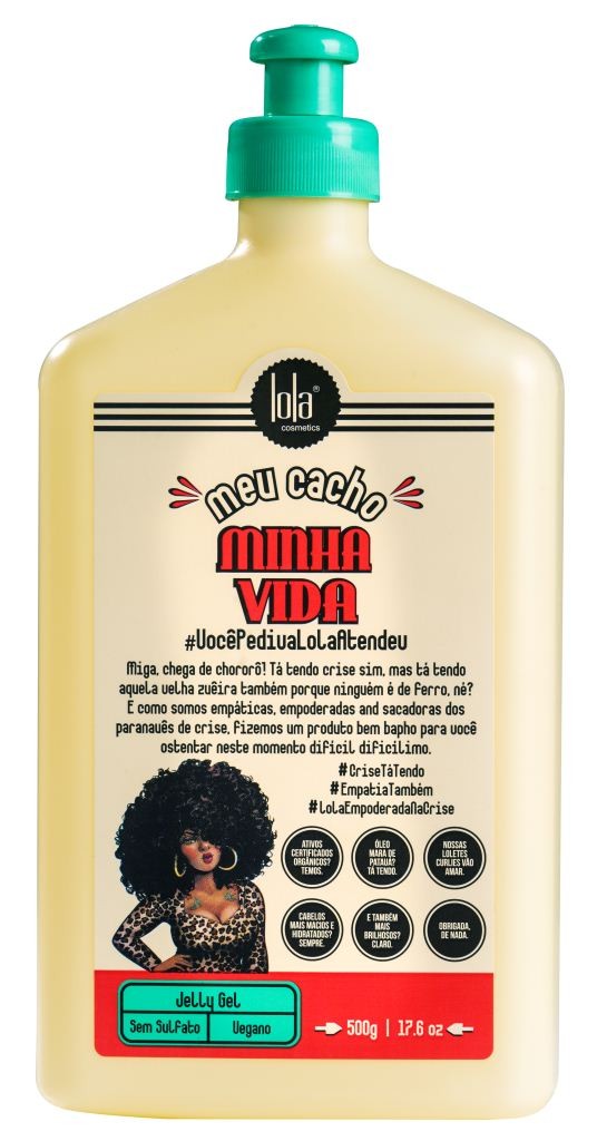 Lola - Jelly Gel Meu Cacho Minha Vida 500g (VEGAN)