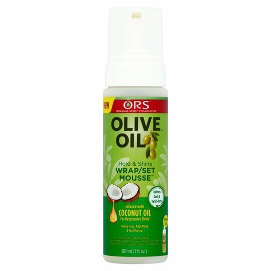 ORS OLIVE OIL WRAP/SET MOUSSE 207ML Coconout - Espuma para tranças