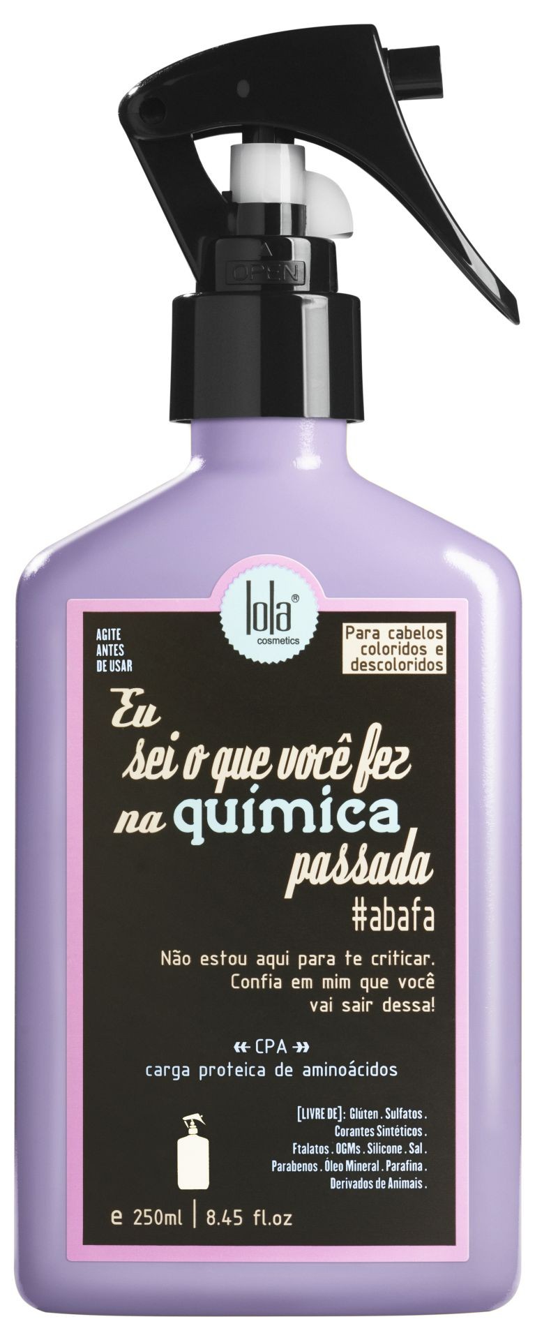 Lola - Spray Eu Sei O Que Você Fez Na Química Passada 250mL (VEGAN)
