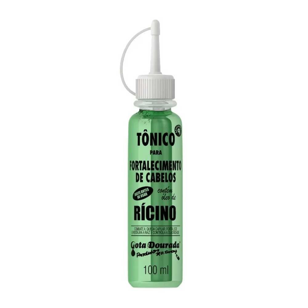 Gota Dourada - Tônico Com Óleo De Rícino 100ml