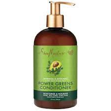 SheaMoisture, Condicionador Power Greens, Moringa e Abacate, 384 ml (13 fl oz)