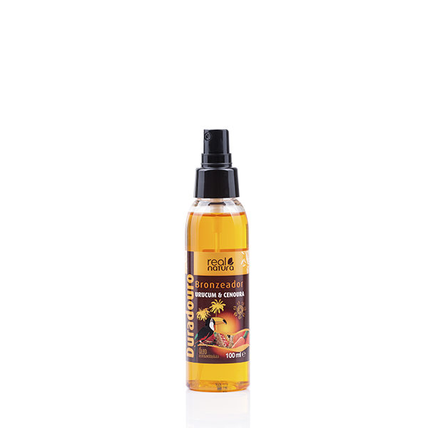 Real natura - Bronzeador Urucum &amp; Cenoura 100ml
