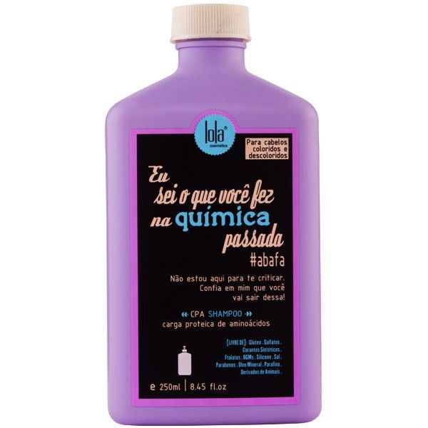 365350 3 lola cosmetics shampoo eu sei o que voce fez na quimica passada 250ml