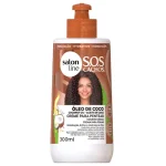 Salon Line - Creme Para Pentear S.O.S Cachos Coco Tratamento Profundo 300ml