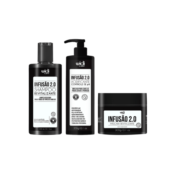 Widi Care Kit Infusão 2.0 Shampoo + Acidificante + Máscara