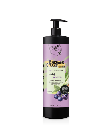 CREME DE PENTEAR CACHOS CRUSH AÇAÍ E ABACATE 1LT